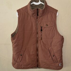 Carhartt Men's Tan Quilted Vest